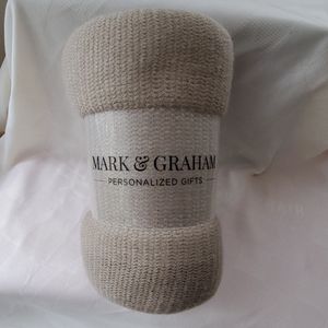 Color block throw blanket Mark & Graham